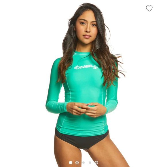 O'Neill Rash Guard in Seaglass Green - Picture 1 of 3
